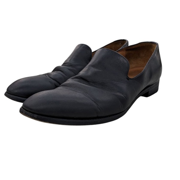 OLD JOE & Co. オールドジョー 2016SS LEATHER SLIP ON レザースリップオンシューズ スリッポン ブラック サイズ 8.5