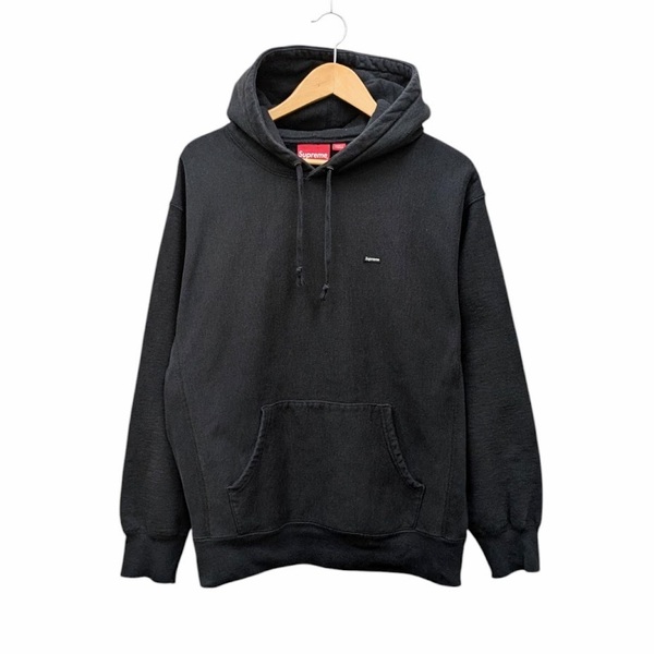 SUPREME Supreme シュプリーム SMALL BOX HOODED SWEATSHIRT BLACK スモールボックスロゴ フーディ パーカー ブラック サイズ M