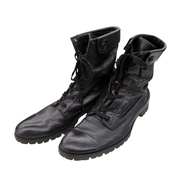 BLACKBARRETT by neil barrett ブラックバレットバイニールバレット レザー ブーツ ブラック サイズ42 R1442-141