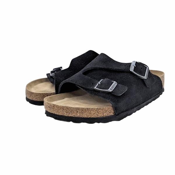 BIRKENSTOCK ビルケンシュトック ZURICH チューリッヒ スウェード サンダル ブラック サイズ22.5