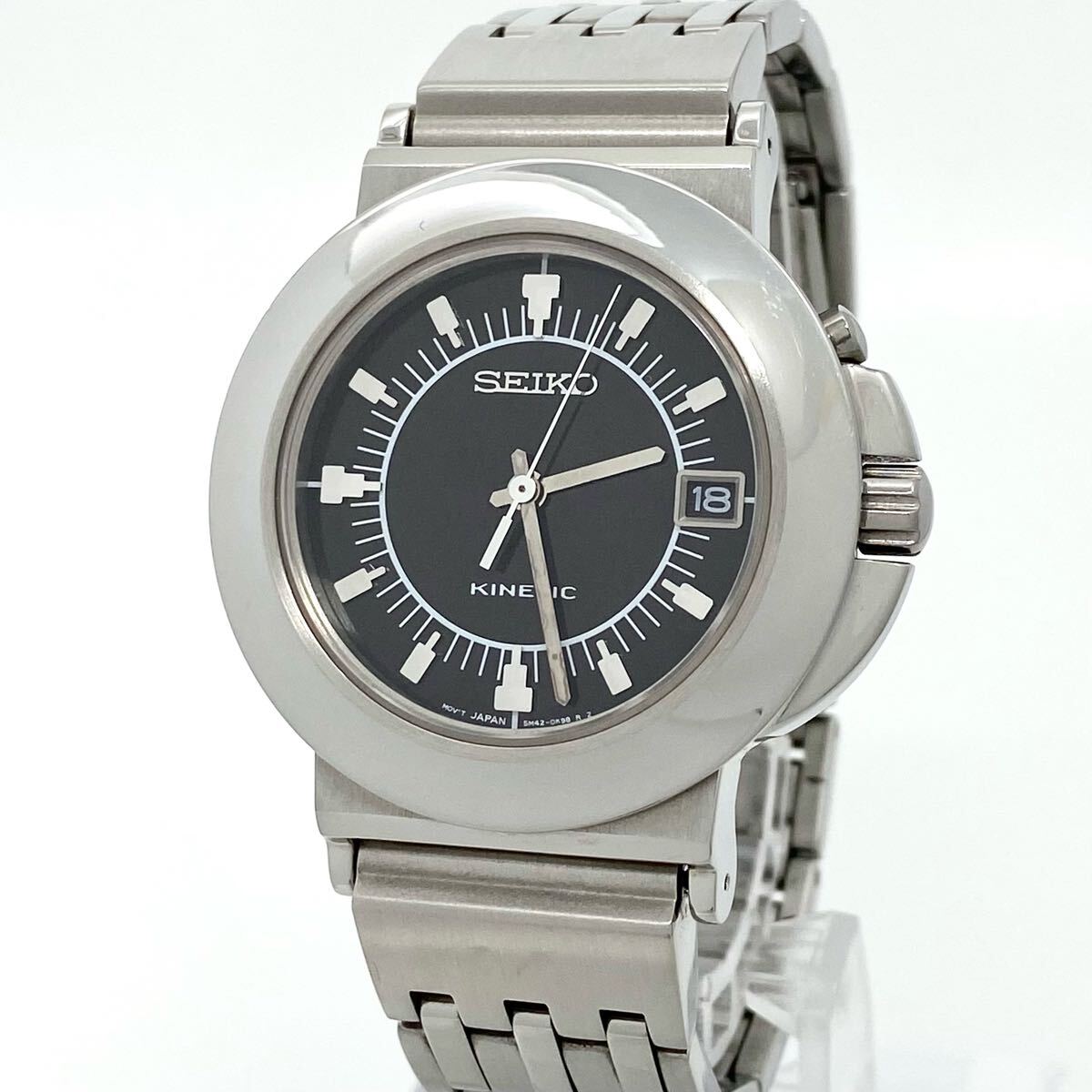 SEIKO セイコー KINETIC キネティック 5M42-0E69 腕時計 2025年最新】Yahoo!オークション -seiko kinetic 5m42(セイコー