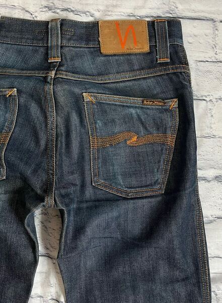 Nudie Jeansヌーディジーンズストレートジーンズ 30インチ中古(管NO1417)