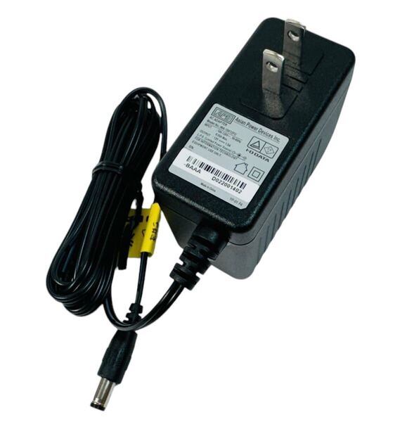 IO DATA アイオーデータ ACアダプター WA-18K12FU (出力:12V、1.5A、センタープラス)