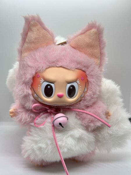 Zimomo ピンクの九尾狐 LABUBU ふわふわ ぬいぐるみ 在庫1点のみ