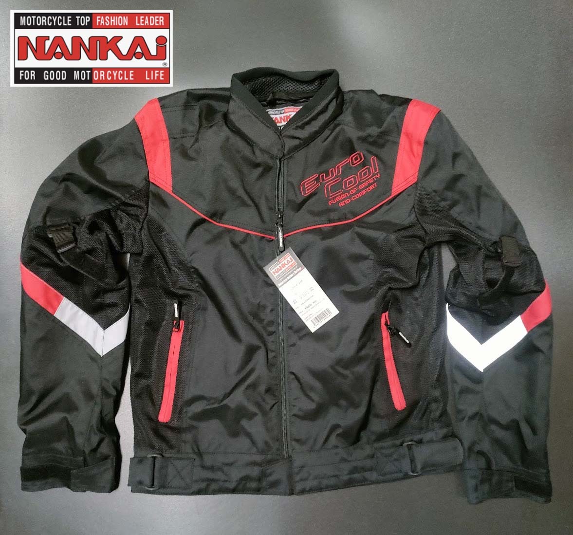 NANKAI バイク用ジャケット Lサイズ 赤白 【中古】 2025年最新】Yahoo!オークション -ナンカイ メッシュジャケット