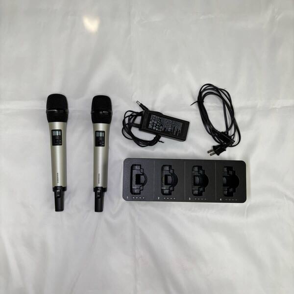 SENNHEISER ゼンハイザー ワイヤレスマイク SL 865 DW-5-US 2本 + 4CH充電器 CHG 4N AU 単品セット