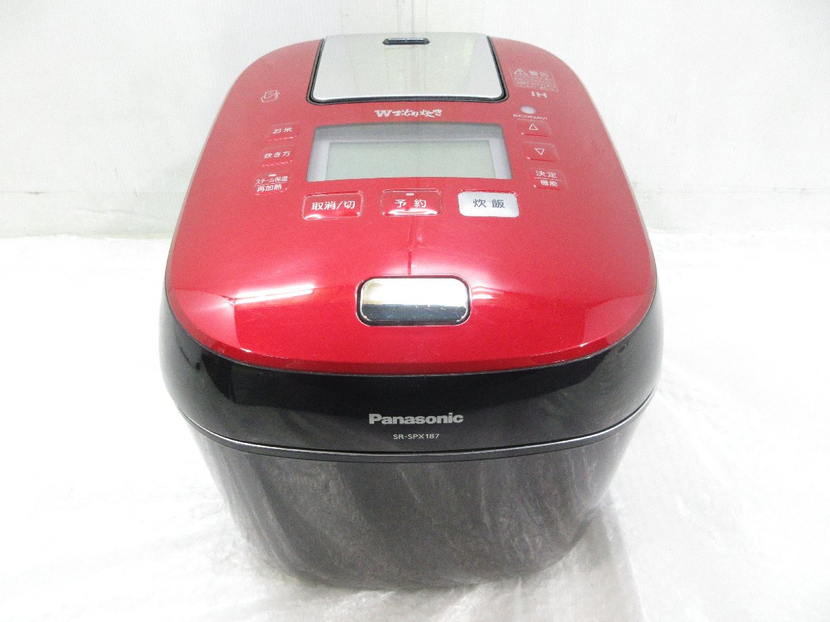 【中古品2017年製】Panasonic Wおどり炊き 炊飯器 赤 中古品2017年製】Panasonic Wおどり炊き 炊飯器 赤 中古品2017年