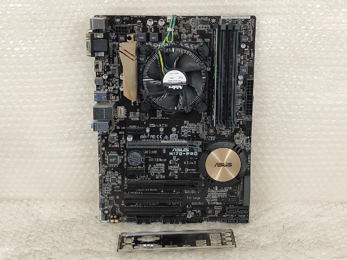 MSPK z170 i7 6700k cpuクーラー メモリ ジャンク品 Yahoo!オークション -「i7-6700k」(マザーボード) (パーツ)の