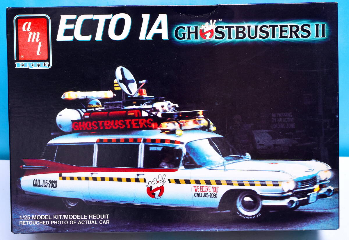 amt1/25　ゴーストバスターズⅡ ECTO 1A プラモ完成品 ＋DVD Amazon | amt 1/25 ゴーストバスターズ ECTO-1 (エクトワン