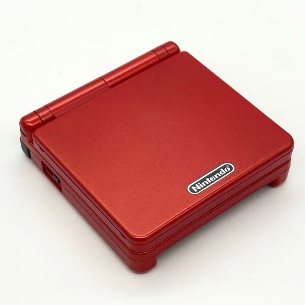 極美品 ゲームボーイアドバンス SP 本体 ボディカラーチェンジ フレイムレッド 日本正規品