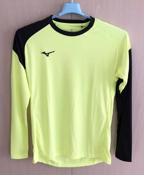 ★★★新品!mizuno(ミズノ) ソーラーカット 長袖Tシャツ (2XL) ネオライム★★★
