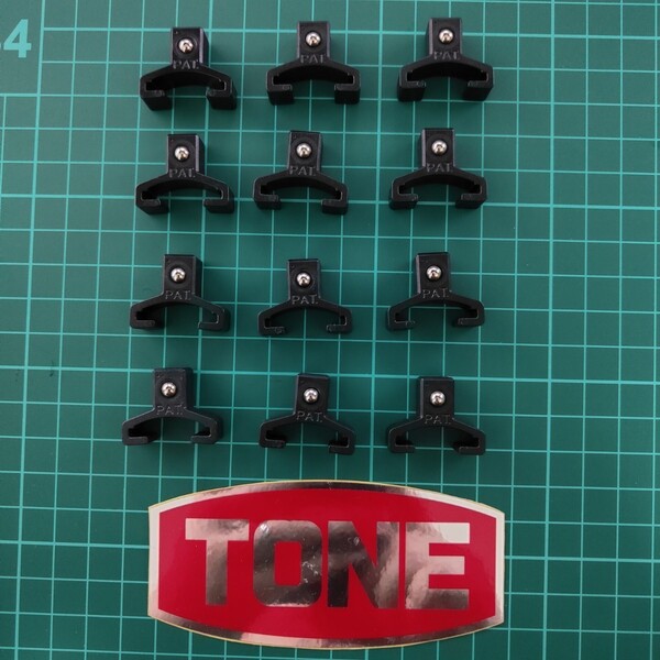 トネ(TONE) ソケットホルダー用クリップ 12個 差込9.5mm 3/8インチ SH1A3K3 ×4