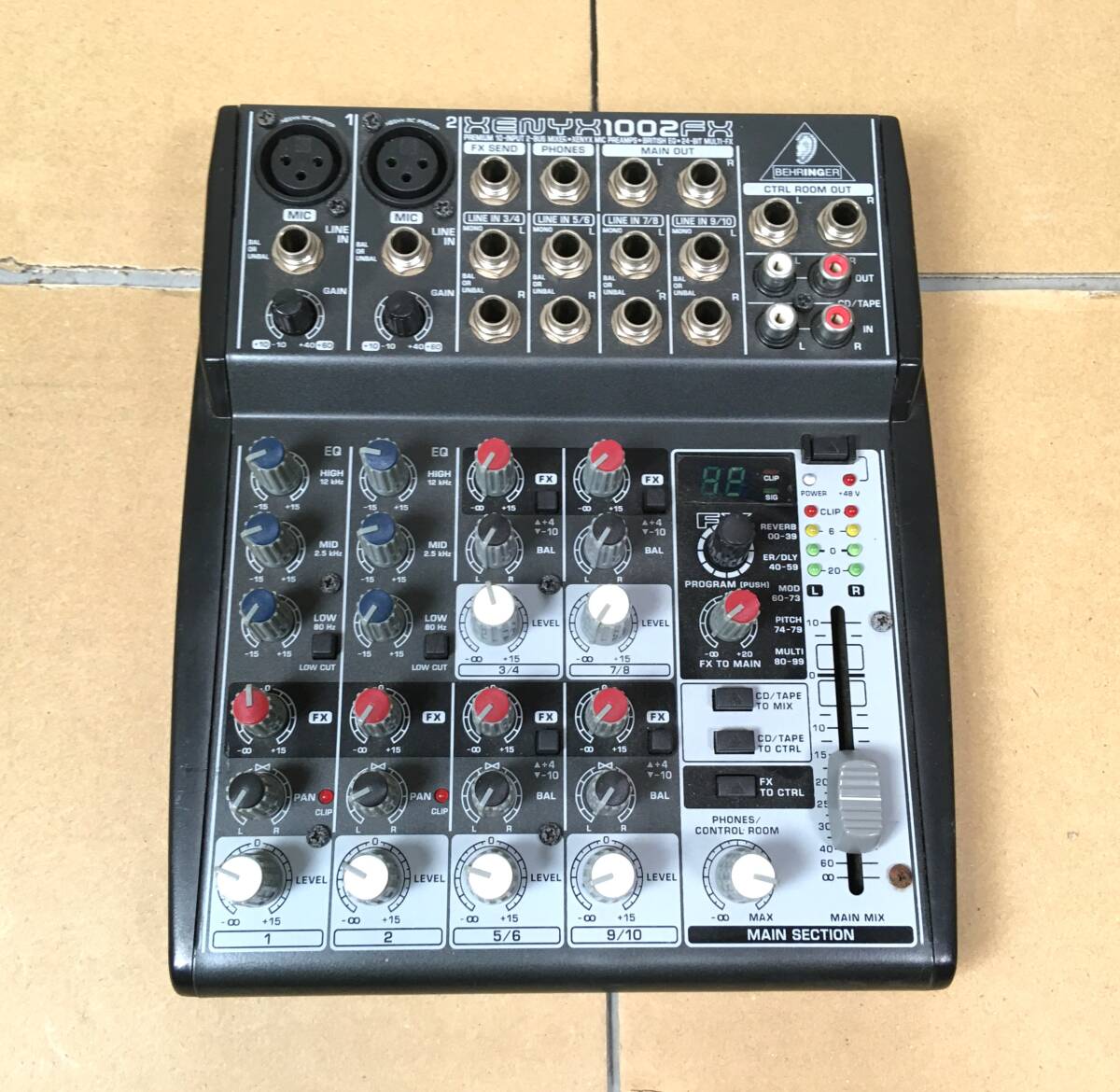中古 Behringer XENYX 1002FX アナログミキサー Yahoo!オークション -「xenyx 1002fx」の落札相場・落札価格