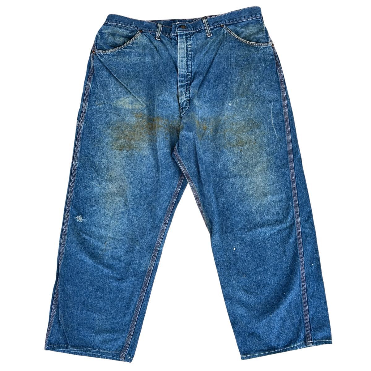 【格安】60s〜70sモンゴメリーワード ペインターデニム 60s 「Montgomery WARD」Painter pants｜1960年代「モンゴメリー