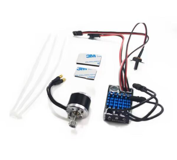 WPL MN82 MN78 MN99S MN168 ブラシレスモーター+アンプ アウトランナー 2600kv 45A ESC ラジコン クローラー パーツ 2322低速トルク補償付