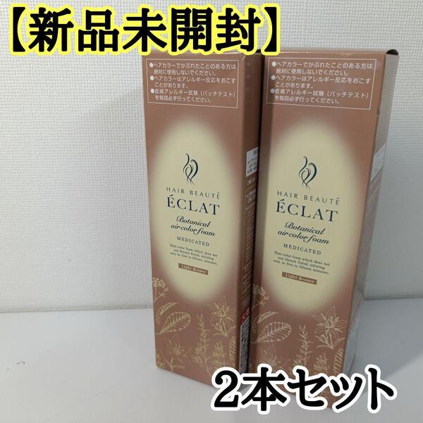 未開封 ヘアボーテ エクラ ボタニカル エアカラーフォームEX ライトブラウン