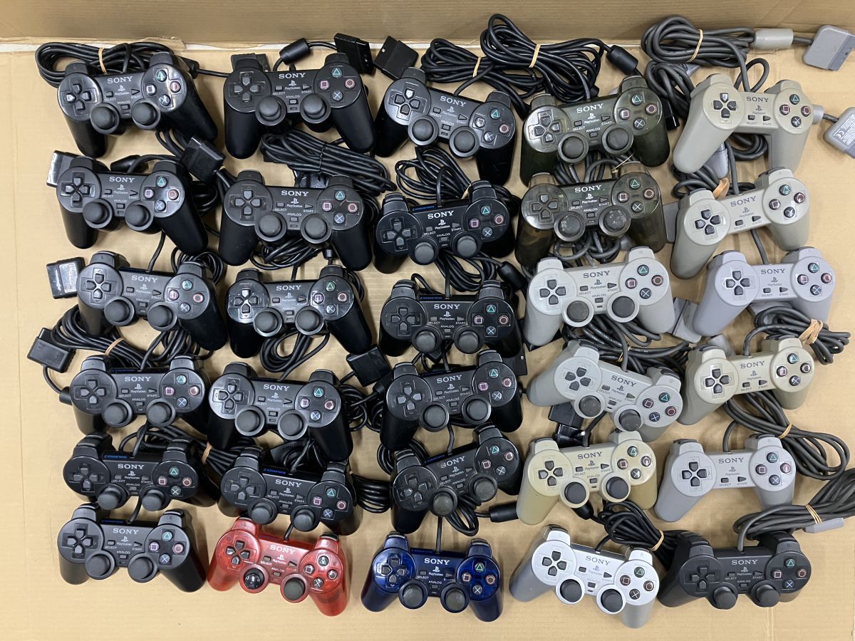 まとめ売りコントローラー ps2スタンド ジャンク 動作未確認 Yahoo!オークション -「ps2 コントローラー ジャンク」の落札