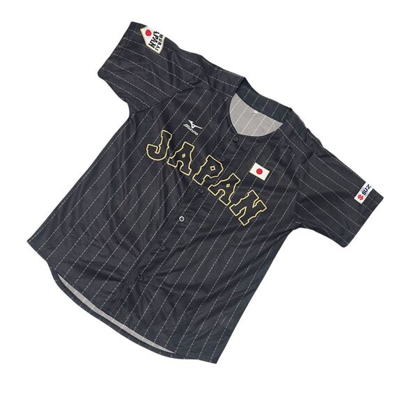 侍ジャパン 日本代表 野球 配布ユニフォーム ビジター 背番号なし ネームなし ミズノ SUZUKI 侍JAPAN Lサイズ