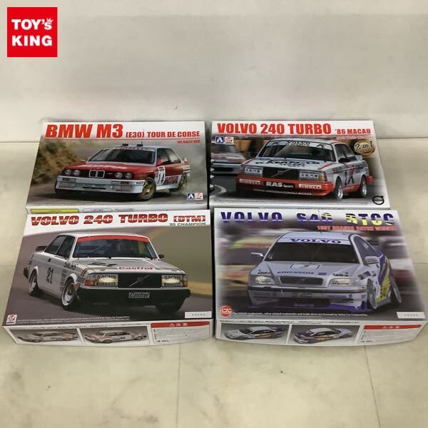 ボルボプラモデル完成品 1/24 レーシングシリーズ ボルボ S40 1997 BTCC ブランズハッチ