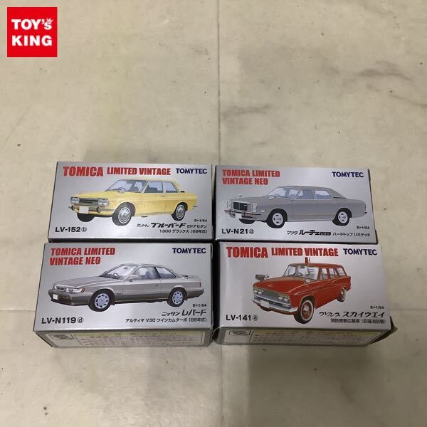 TOMICA LIMITED VINTAGE ブルーバード 4台セット(1) Yahoo!オークション -「トミカリミテッド ヴィンテージ ブルー