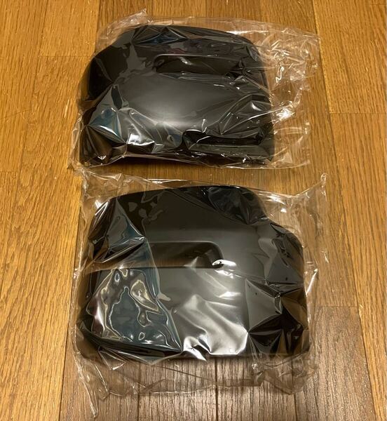 JB64ジムニー JB74シエラ マットブラック サイドミラーカバー ミラーウインカー内蔵車両対応 貼り付け 新品未使用 ドアミラーカバー