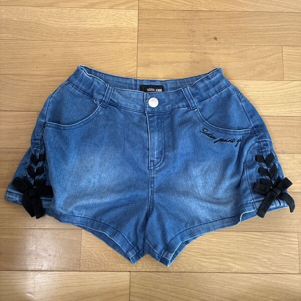 ジェニィ デニムショートパンツ 150センチ ボトムス キッズ ジュニア 女の子女子 子供服 短パン シスタージェニィ