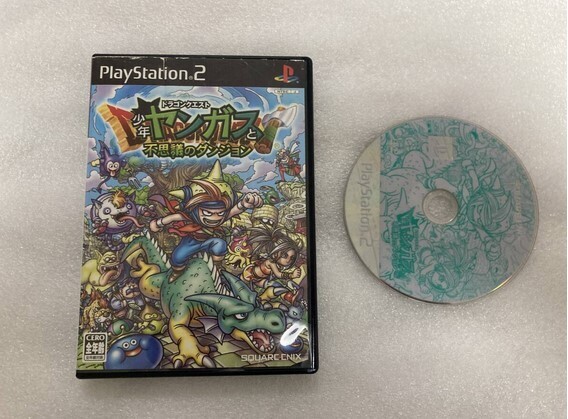 25-PS2-99-T プレイステーション2 ドラゴンクエスト 少年ヤンガスと不思議なダンジョン ジャンク動作品
