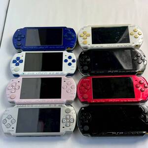 PSP 8台 まとめ売り ジャンク 本体のみ プレイステーションポータブル PSP-1000 PSP-2000 PSP-3000 ゲーム機 SONY 動作未確認 W1 R7714