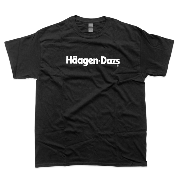 XL サイズ ハーゲンダッツ Tシャツ 黒 Hagen-Dazs