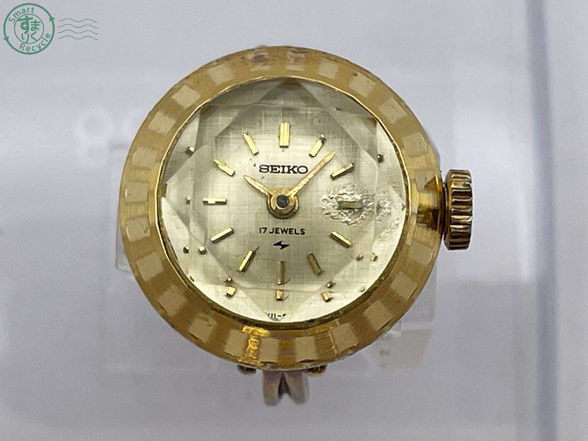 希少/稼働品 セイコー 手巻 リングウォッチ ゴールド Yahoo!オークション -「seiko リングウォッチ」の落札相場・落札価格