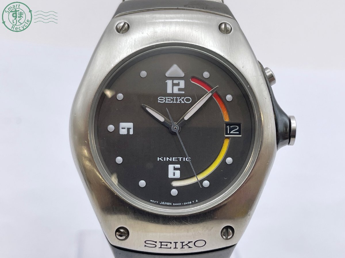SEIKO セイコー KINETIC キネティック 5M42-0E69 腕時計 Yahoo!オークション -「セイコー 5m42」の落札相場・落札価格