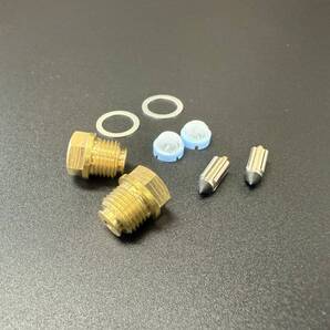 #2.0 MADE IN JAPAN KZ750B KZ750T Z750 ツイン TWIN キャブレター フロートバルブ セット 新品 ニードルバルブ