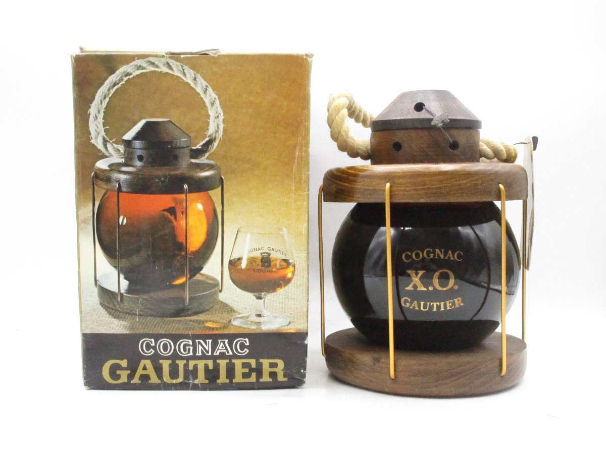 ★古酒★XO コニャック GAUTIER ゴーティエ ランタン ブランデー Yahoo!オークション -「gautier xo」(コニャック) (ブランデー