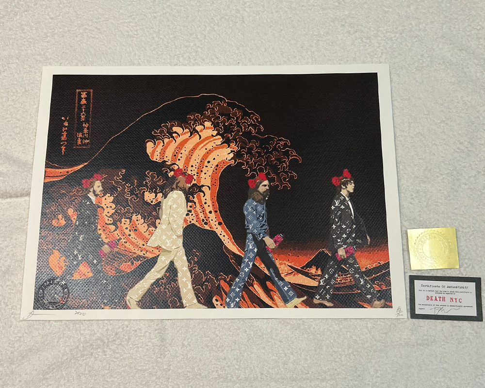 DEATH NYC ビートルズ アートポスター 極美品/未使用 DEATH NYC ビートルズ アートポスター 極美品/未使用 Yahoo