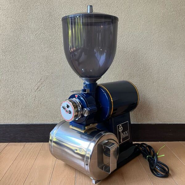 分解清掃済 カリタ kalita ハイカットミル コーヒーミル 検索 ナイスカットミル フジローヤル R-440 グラインダー ブルー ヨコ型