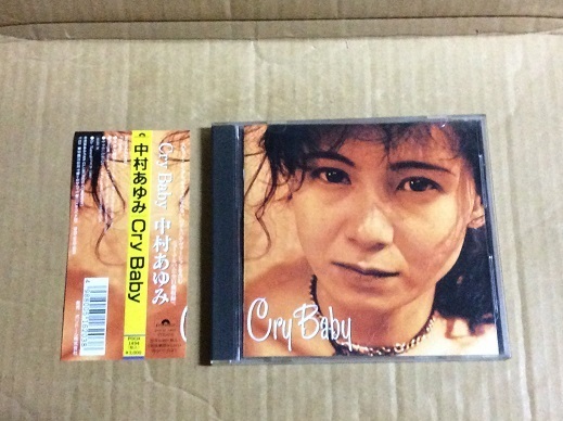 CD 中村あゆみ Cry Baby 帯付 送料無料 高橋研 キライになれない 他 全11曲