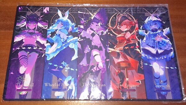 ホロライブ 紫咲シオン 兎田ぺこら 宝鐘マリン 天音かなた 常闇トワ プレイマット