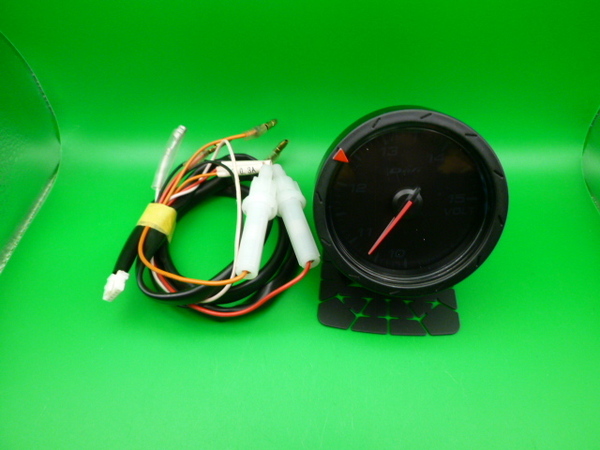 Defi デフィ Racer Gauge レーサーゲージ ブルーイルミ 電圧計 Φ60mm DF11901 VOLT 動作確認済