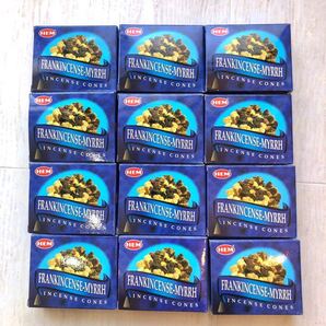 12箱セット フランキンセンス・ミルラ コーン お香 お清め