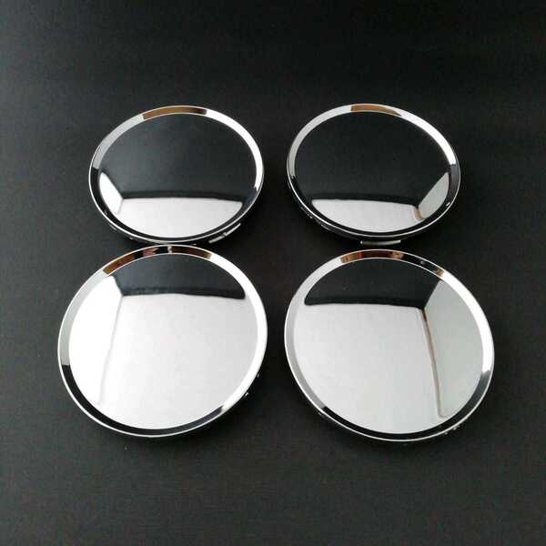 送料無料 ホイール センターキャップ 外径63mm 爪径58mm メッキ シルバー4個セット C54
