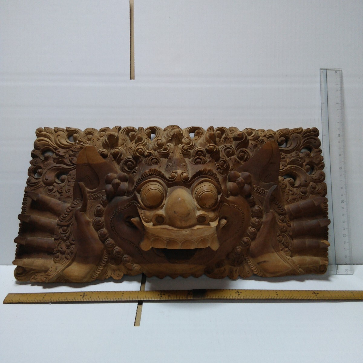 古い木彫面　バリ島　インドネシア　アフリカン　時代箱　M　R5007 楽天市場】バリネコS（カップル＆魚）※切り株付き 【 バリ猫