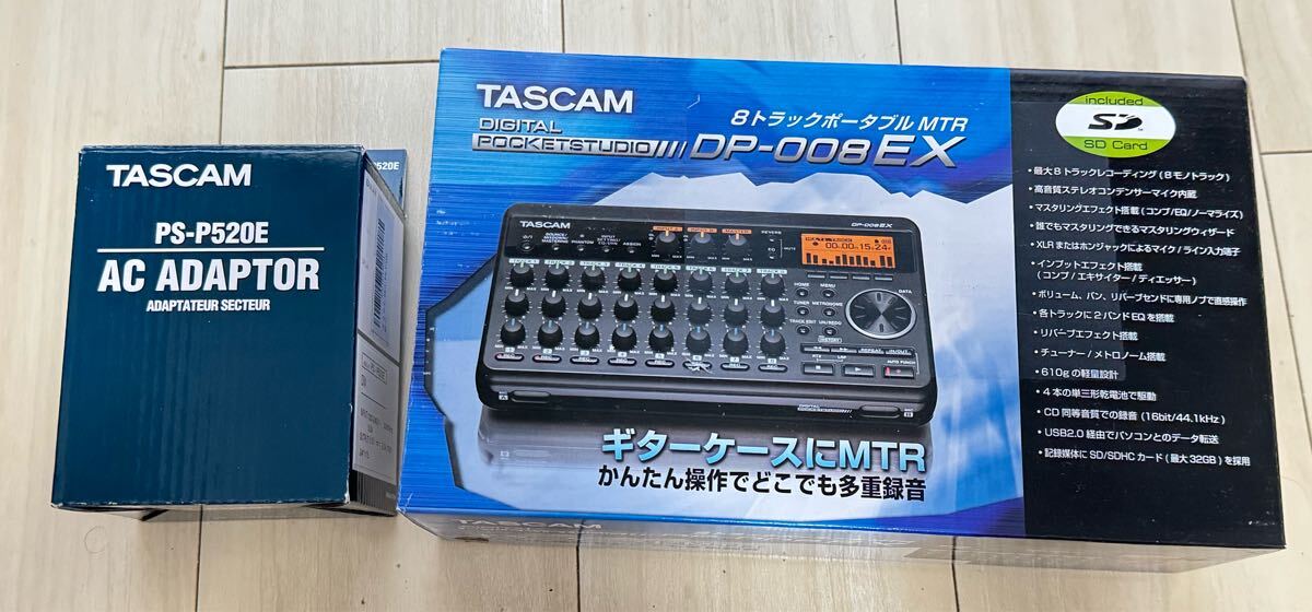 TASCAM DP-008 マルチトラックレコーダー DP-008 | 8トラック SD/SDHC MTR | TASCAM (日本)