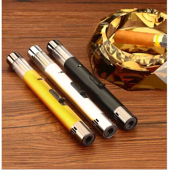 トーチライター ライター アウトドア 焚き火 キャンプ サバイバル BBQ 防風 トーチロングライター シガレットペンライター