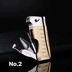 ガスライター ライター 喫煙具 多機能ライター パイプツール付き プレゼント ギフト 喫煙グッズNo.2