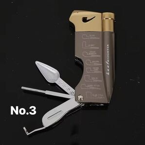 ガスライター ライター 喫煙具 多機能ライター パイプツール付き プレゼント ギフト 喫煙グッズNo.3