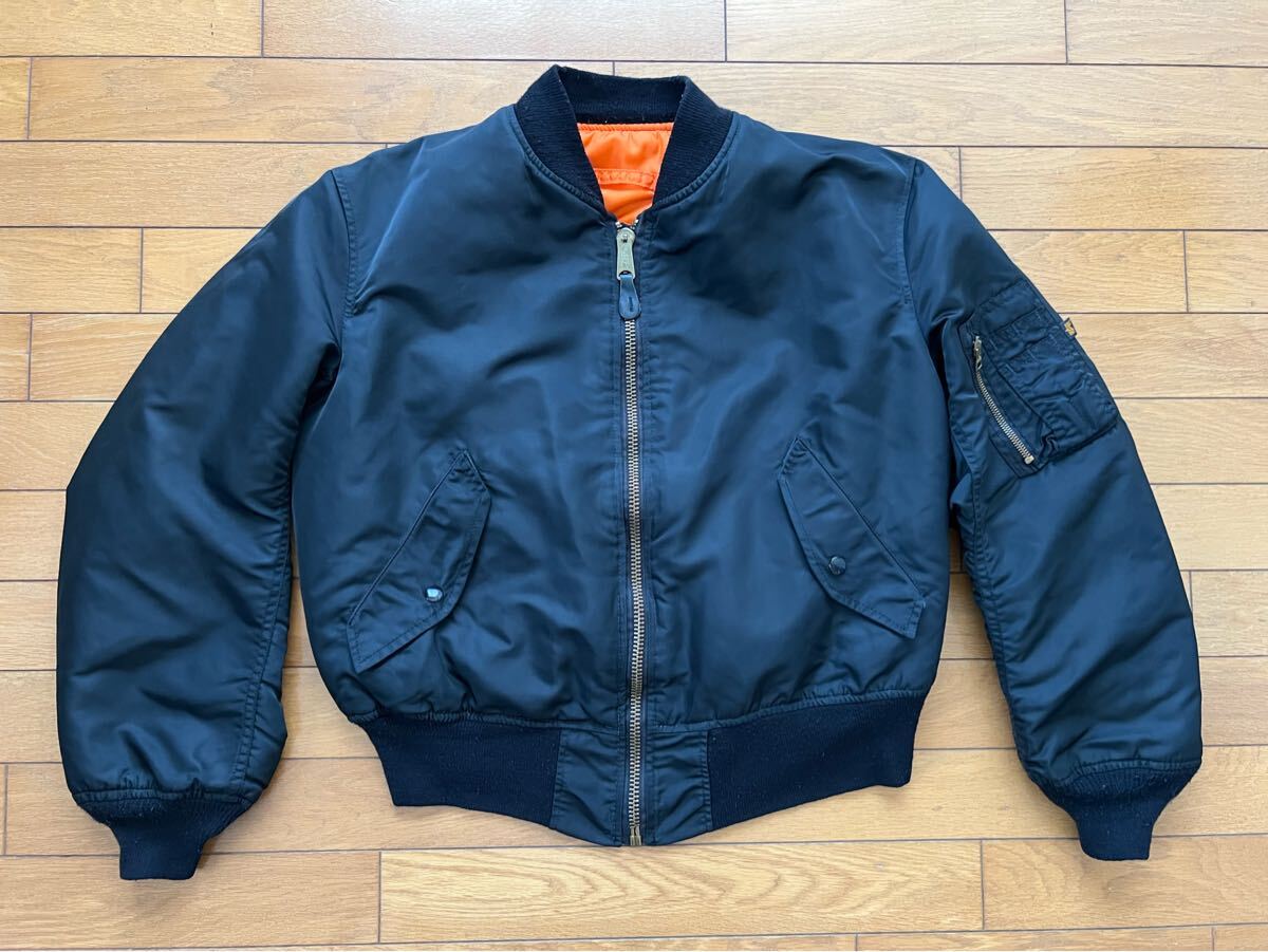 90s 旧タグ アルファ MA-1 ネイビー IDEAL 人気色 希少 Mサイズ 2025年最新】Yahoo!オークション -「アルファ ma1 s」(アルファ