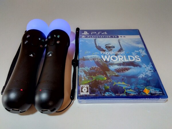 PS4 VR モーション コントローラー PlayStation Move CECH-ZCM2J VR ワールド 未開封 3本セット