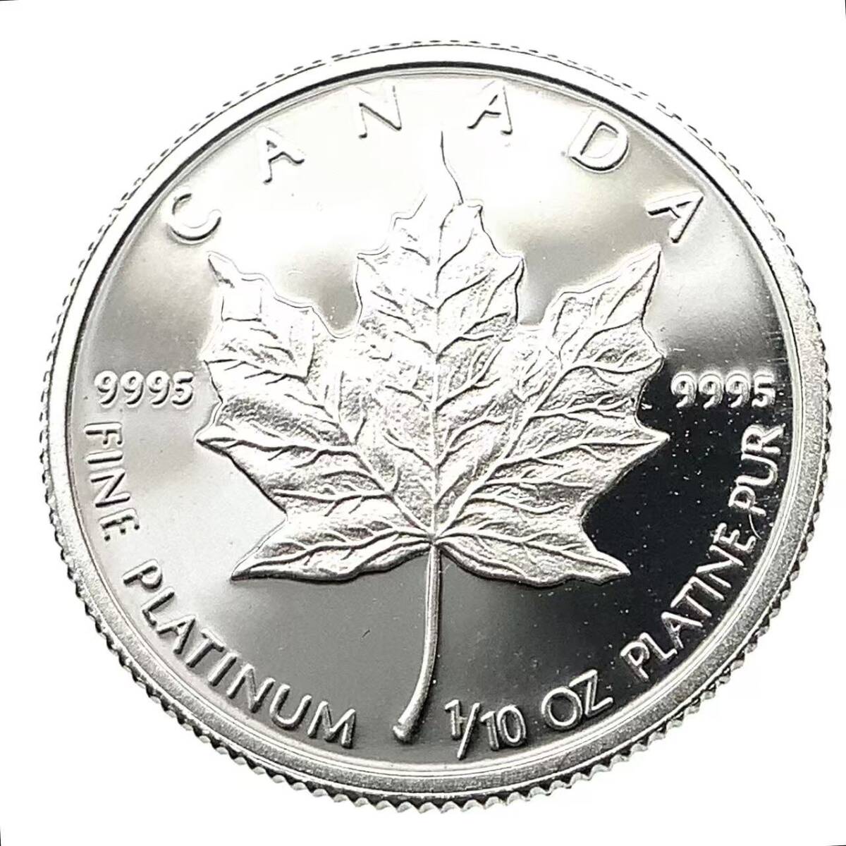 ★美品★メイプルリーフ銀貨  1oz 5ドル 1989 FINE SILVER カナダ メイプルリーフ 1989年 純銀 1オンス 5ドル銀貨