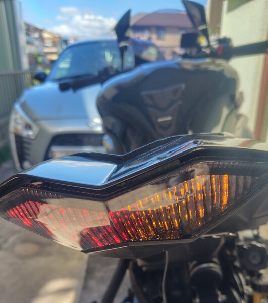 バイク kawasaki Z1000SX Ninja1000 LEDテールランプ ウインカー 内蔵 新品同様