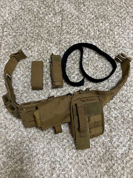 タスマニアンタイガー サバゲー ベルト 実物 コヨーテブラウン ファーストライン ダンプ ポーチ